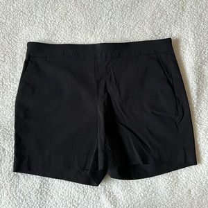 White House Black Market WHBM Black Pull On Shorts